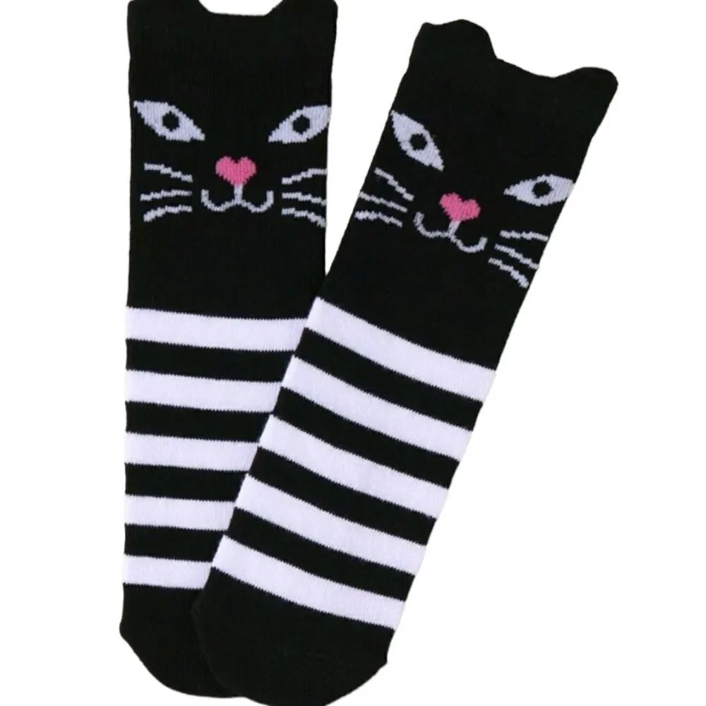 Cat 🐈‍⬛ Face Baby Socks